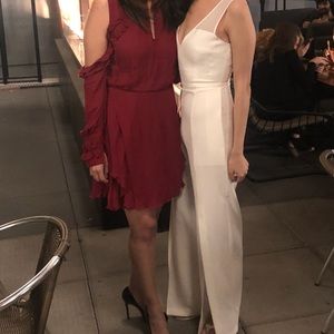 BCBG White Jumpsuit in XS (worn 3 times)